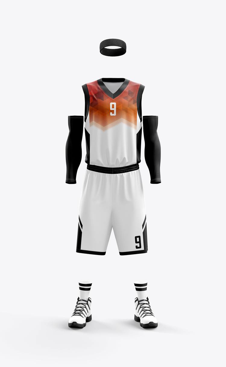 Sublimationsdruck, billige, individuelle, leere Basketball-Uniform-Trikot-Sets