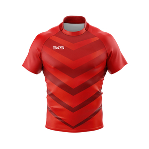 Rotes Herren-Baseballtrikot