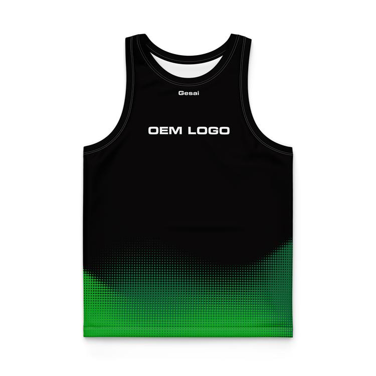 Individuelles Design, 100 % sublimiertes Polyester-Trainingsweste, Singlet Sports