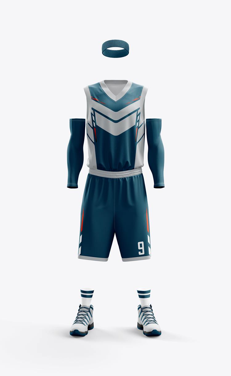 Hochwertiger, atmungsaktiver Sublimationsdruck, individuell gestalteter Basketball-Trikot-Uniform-Anzug