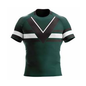 Grünes Rugby-Trikot Nr. 10