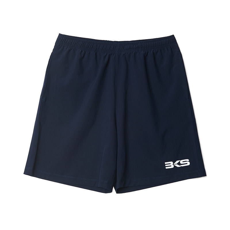 Schwarze, lässige, atmungsaktive Sportshorts