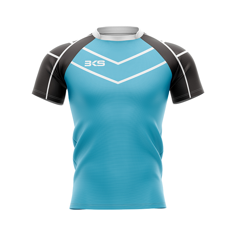 Schmal geschnittenes Herren-Rugby-Trikot