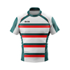 Gestreiftes Rugby-Team-Sporttrikot