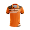 Orangefarbenes Herren-Poloshirt