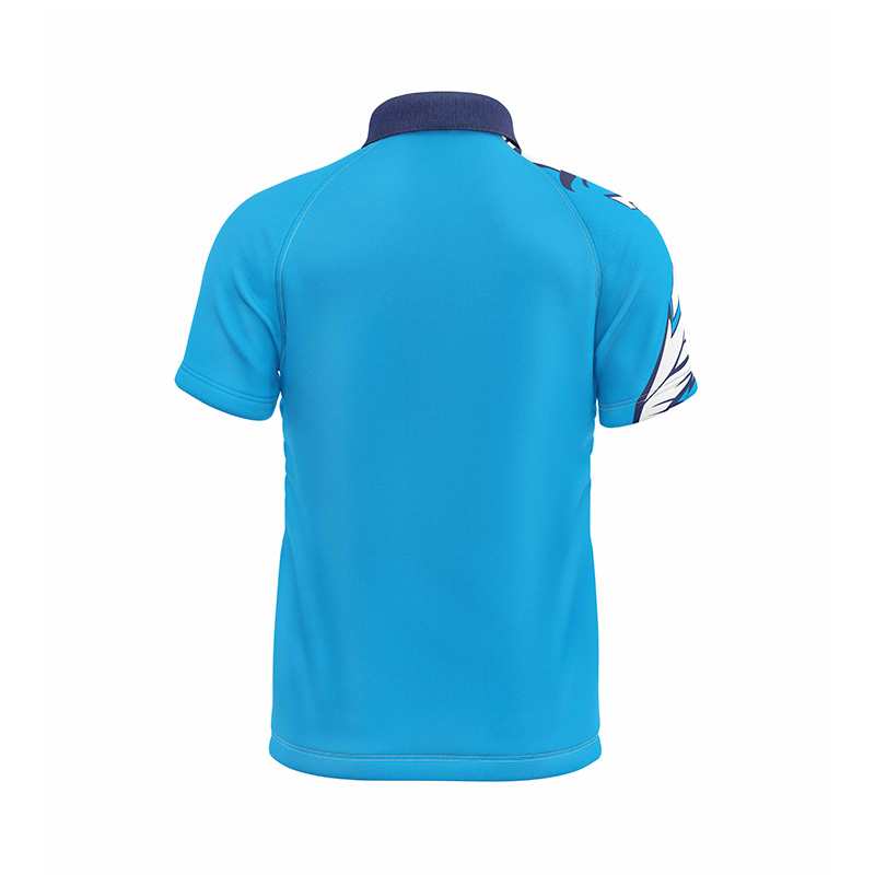 Blaues Polo-Jersey-Bandmuster